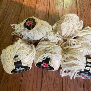 5 Balls Sensations Bellezza Collection Bellissimo Wool Blend Yarn Color Cream